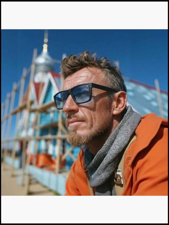 TR90 Frame Photochromic Sunglasses for Big Heads Wide Fit main image 4